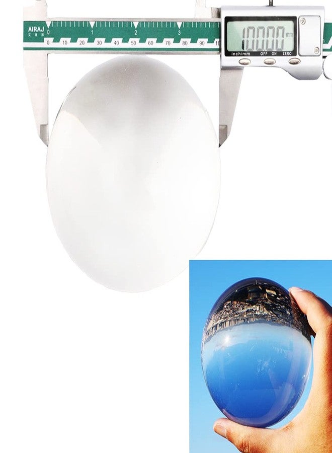 DSJUGGLING Clear Acrylic Contact Juggling Ball 4" - 100mm - Image 1